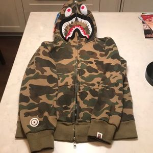 Bape Camo Shark Hoodie